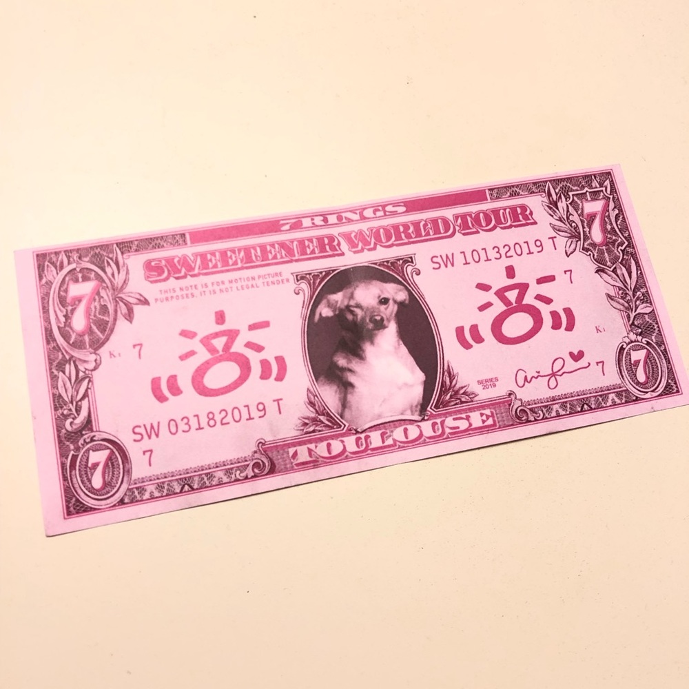 Ariana Grande (Sweetener World Tour) 7 Rings Bill